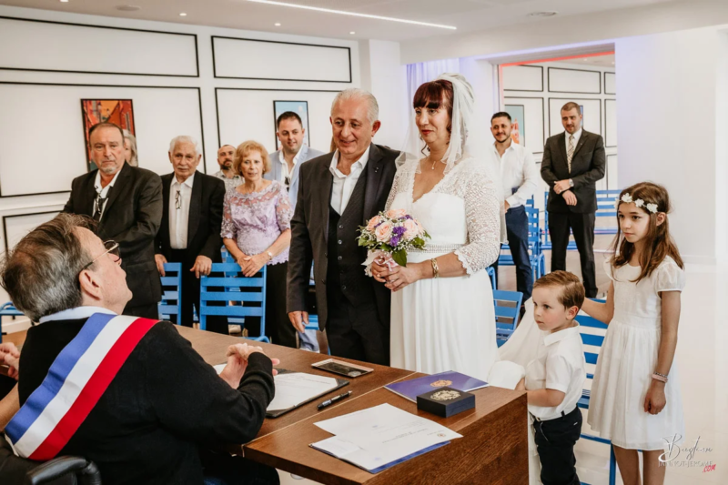 mariage civil à la mairie de nice bastien jannot jerome